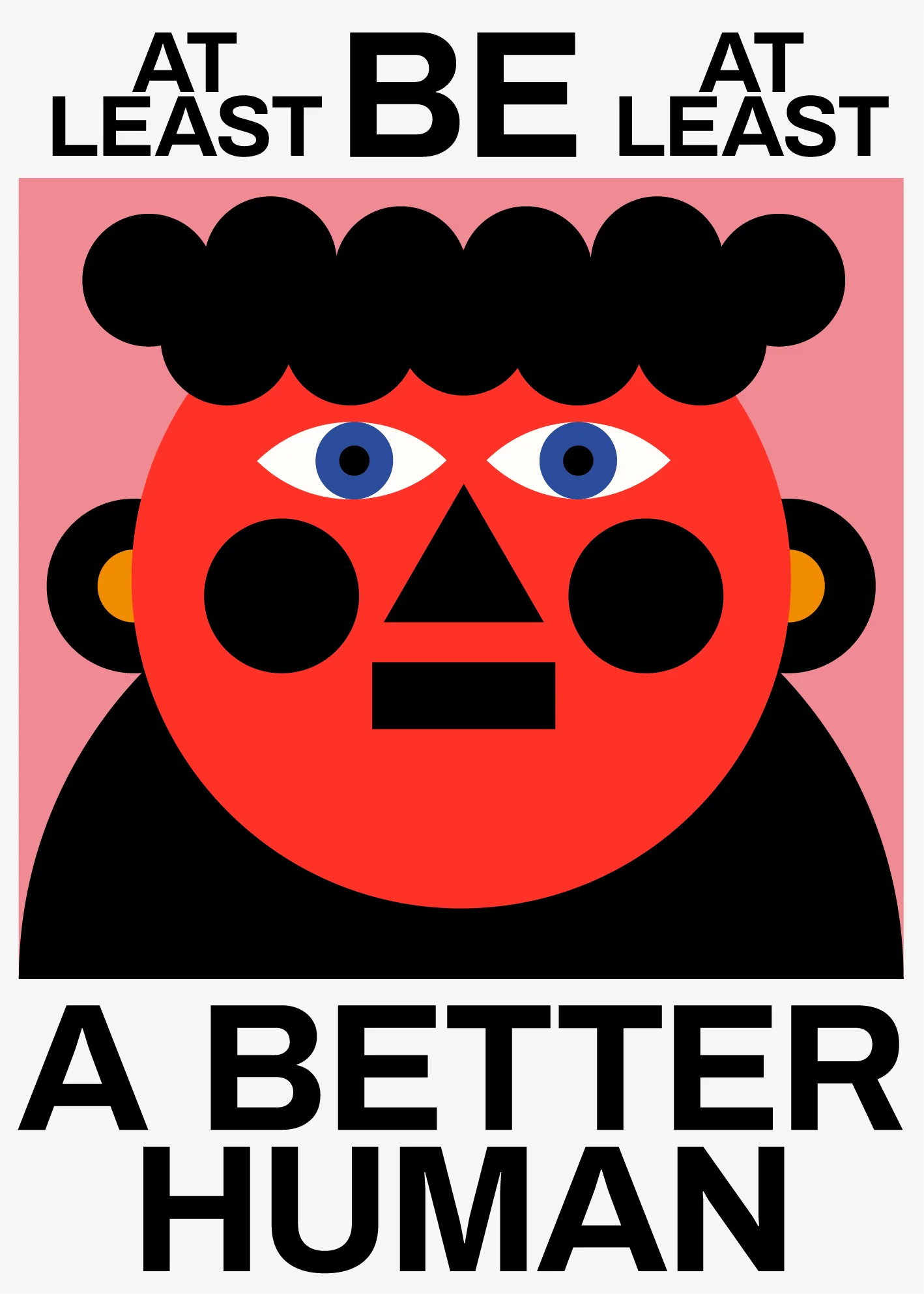 Brutto Studio Αφίσα Better Human 30x40