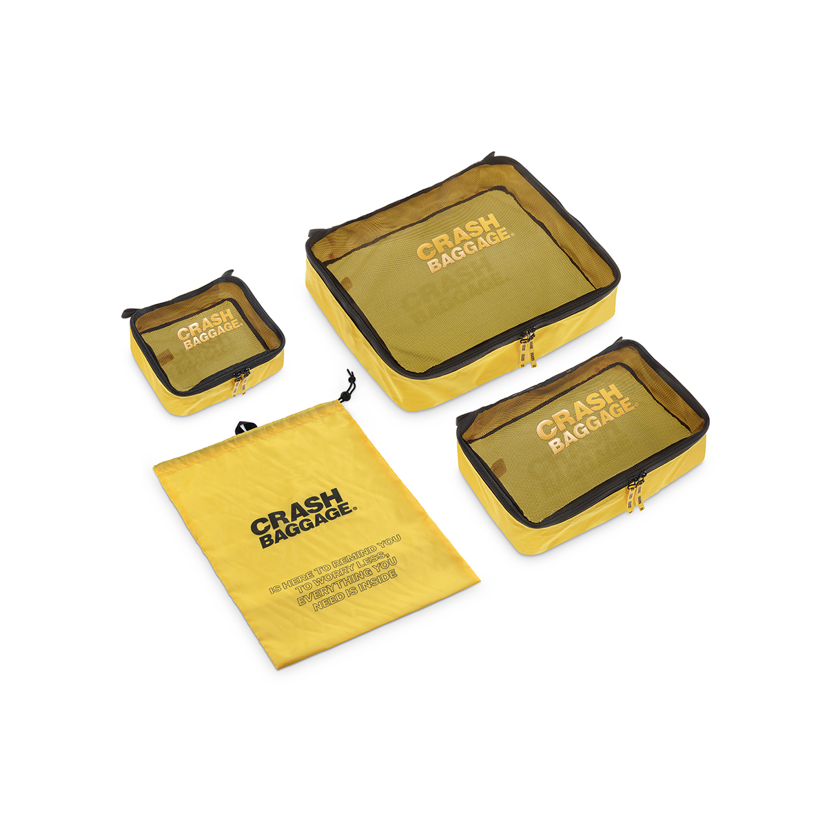 Crash Baggage Easy Life Kit 4 τμχ Κίτρινο