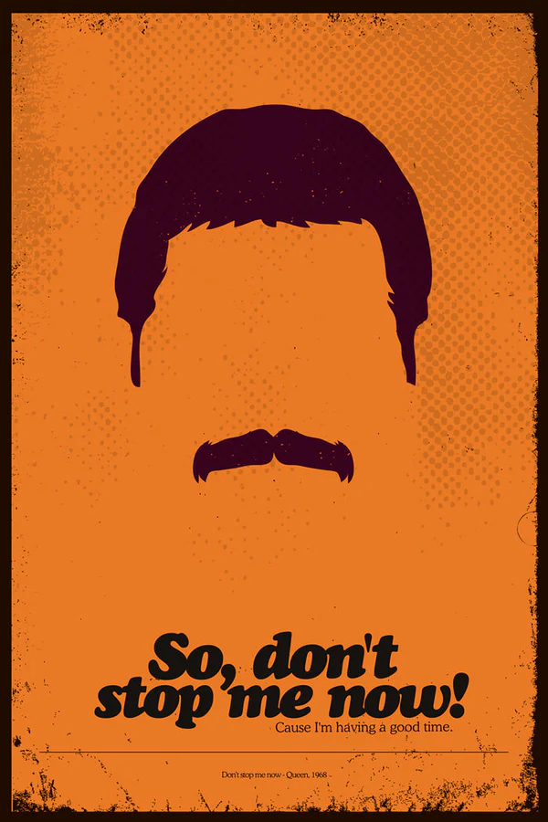 Fine Art Print Αφίσα Freddie Mercury – Don't Stop Me Now 30x40cm