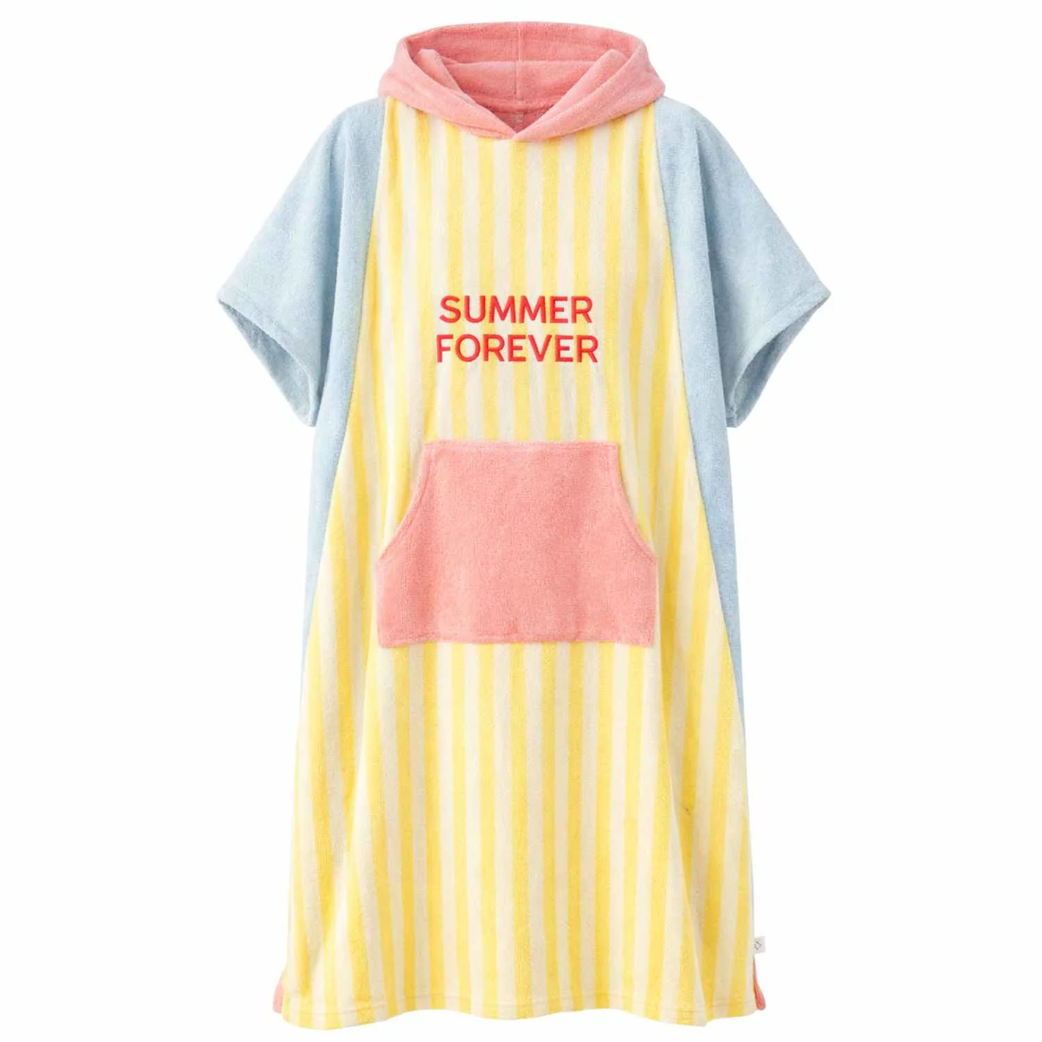 Bathing Poncho - Summer Forever - Pink and Yellow - Adult