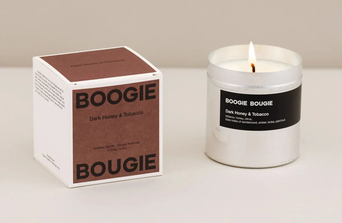 Scented Candle Dark Honey & Tobacco