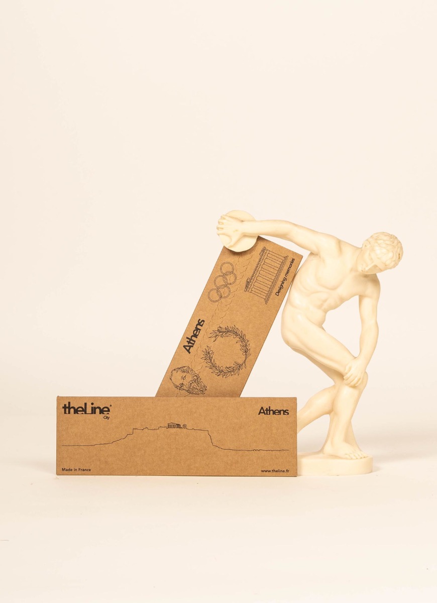 theLine Μεταλλικό Διακοσμητικό Τοίχου theline Mini Athens 19 cm - Μαύρο