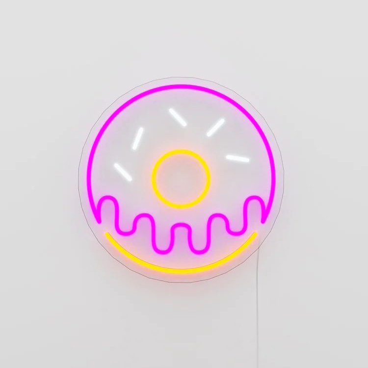 Donut Neon - Επιτοίχιο USB Φωτιστικό LED CANDY SHOCK, 40cm