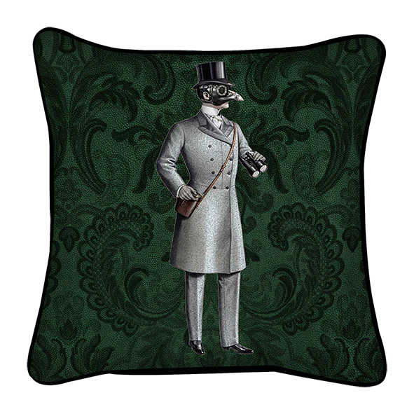 Διακοσμητικό Μαξιλάρι Steampunk Doctor Green 55x45cm