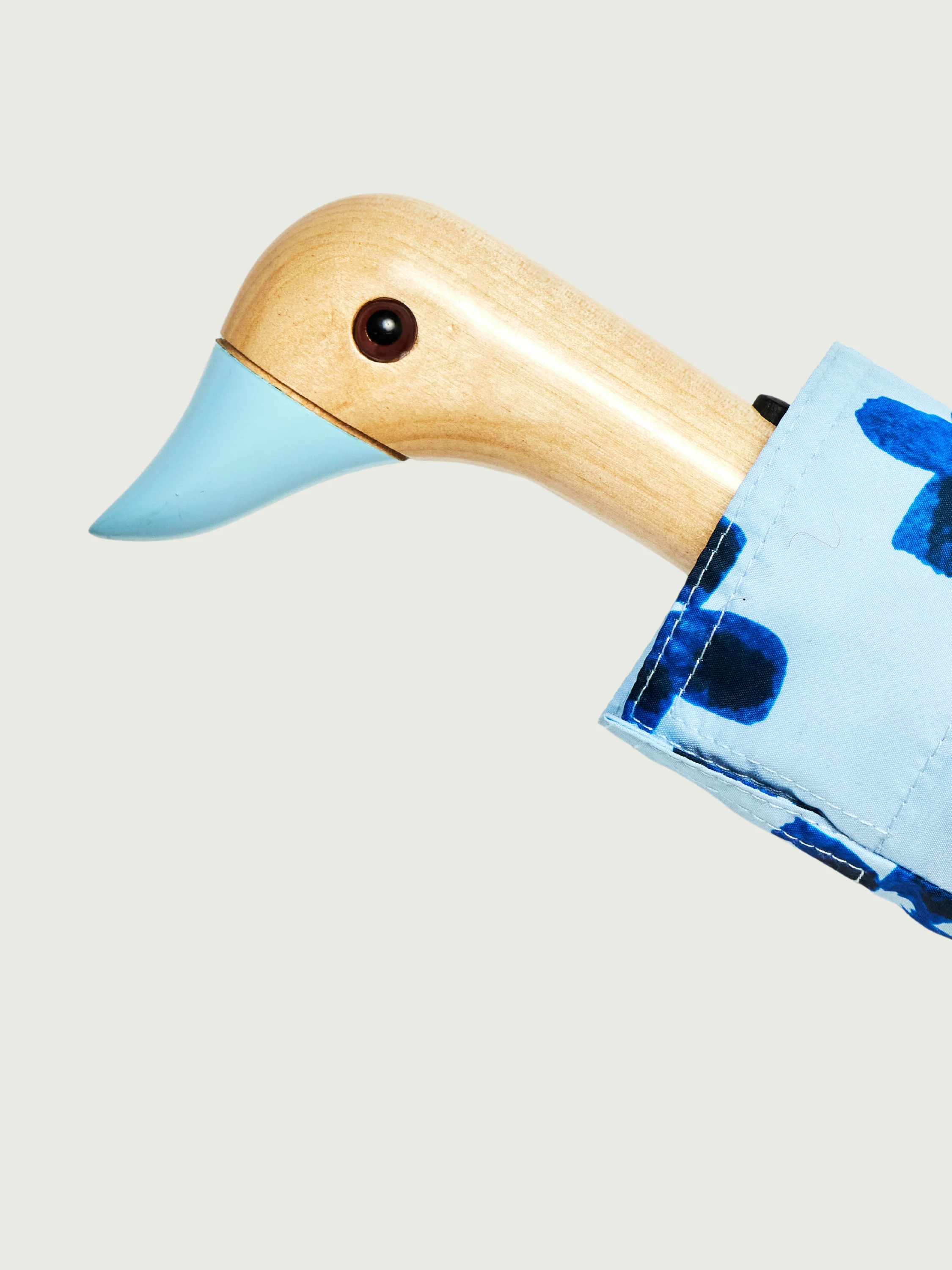 Original Duckhead Ομπρέλα Original Duckhead - Floral Rain, Σπαστή με Χειροποίητο Χερούλι Πάπια