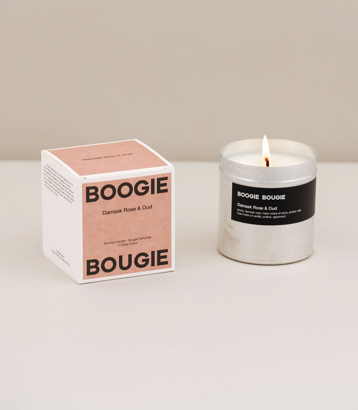 Scented Candle Damask Rose & Oud