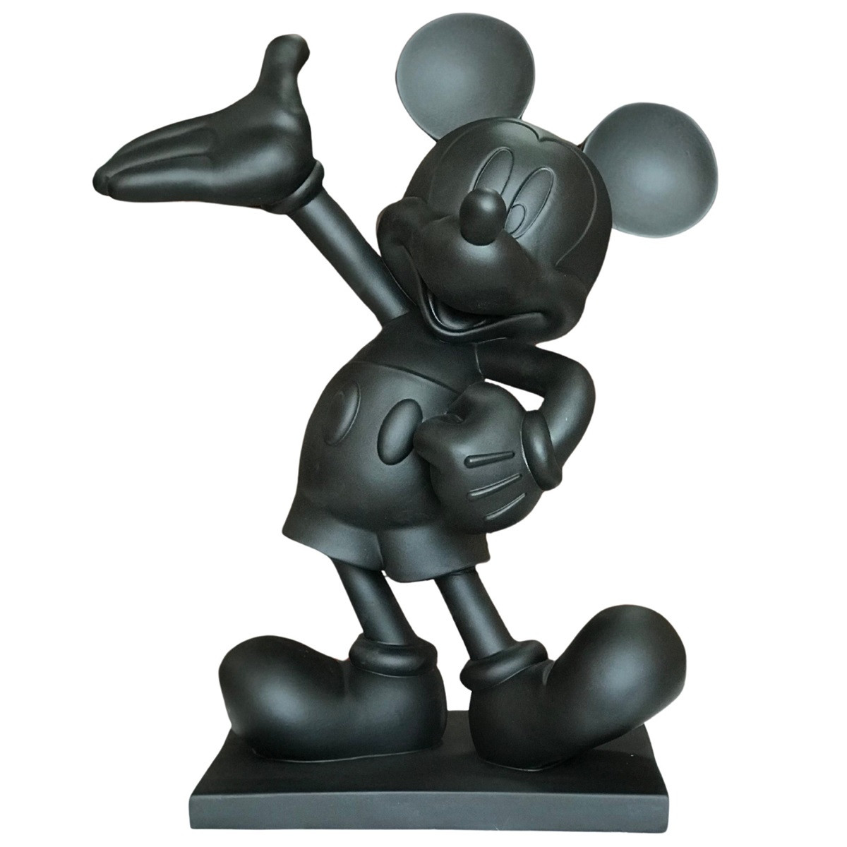 Garden Statue polyresin 3D Mickey black 45cm