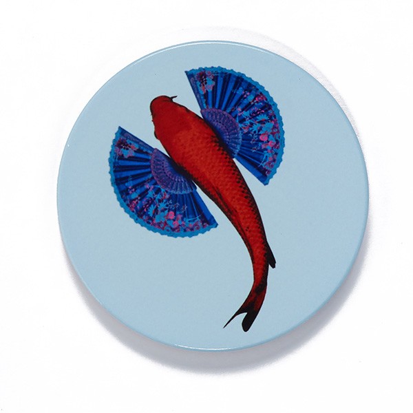 Σετ 4 Κεραμικά Σουβέρ Fishkoï 10 x 10 cm