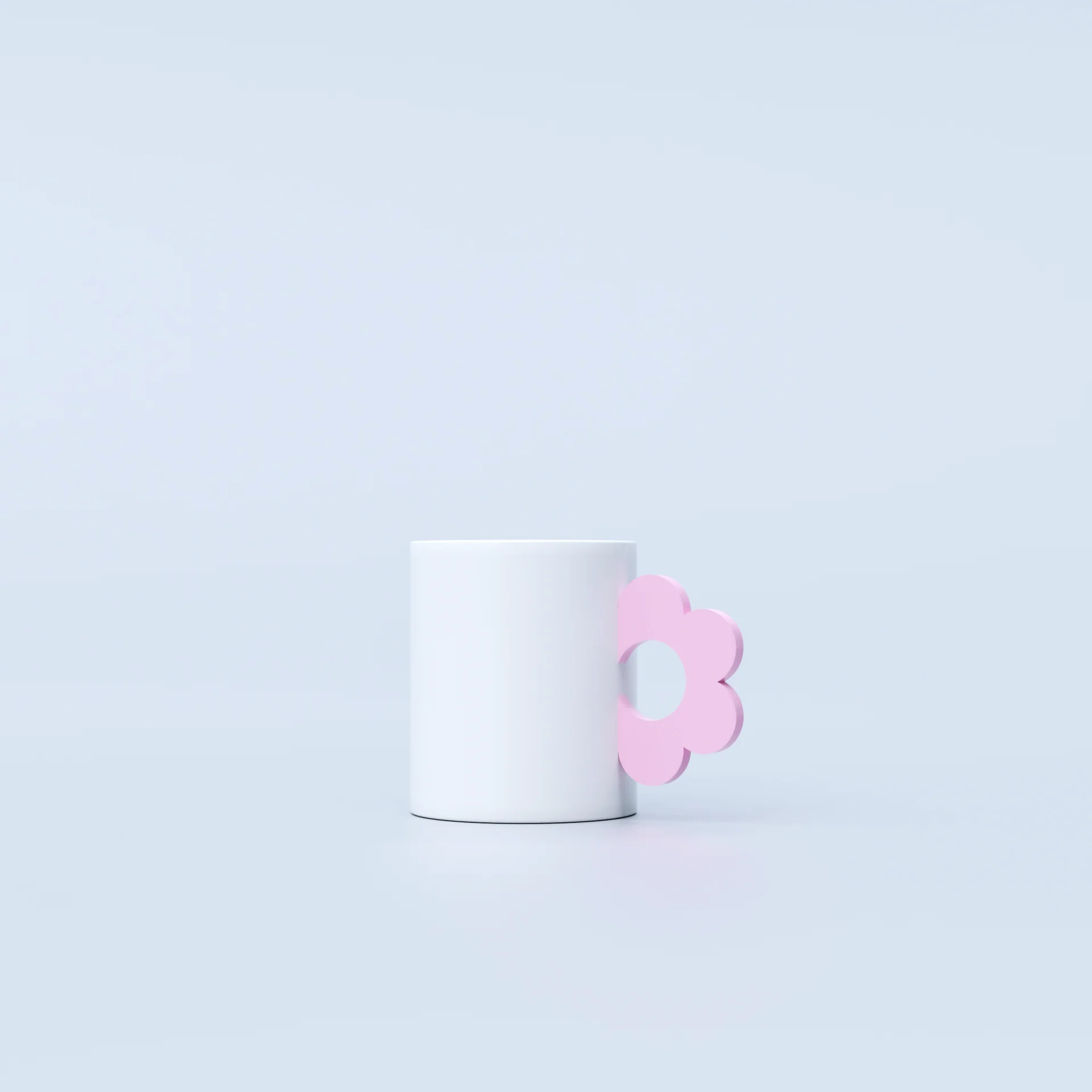 Mug Flower Ροζ