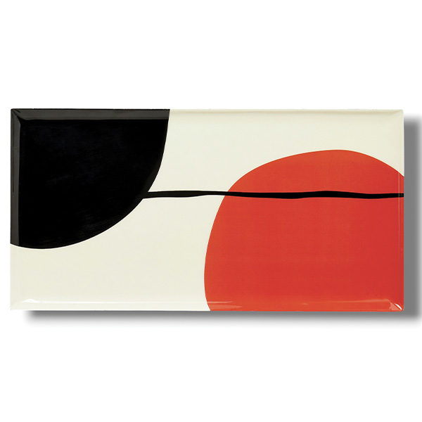 Διακοσμητικός Ορθογώνιος Δίσκος Zen 20x40cm