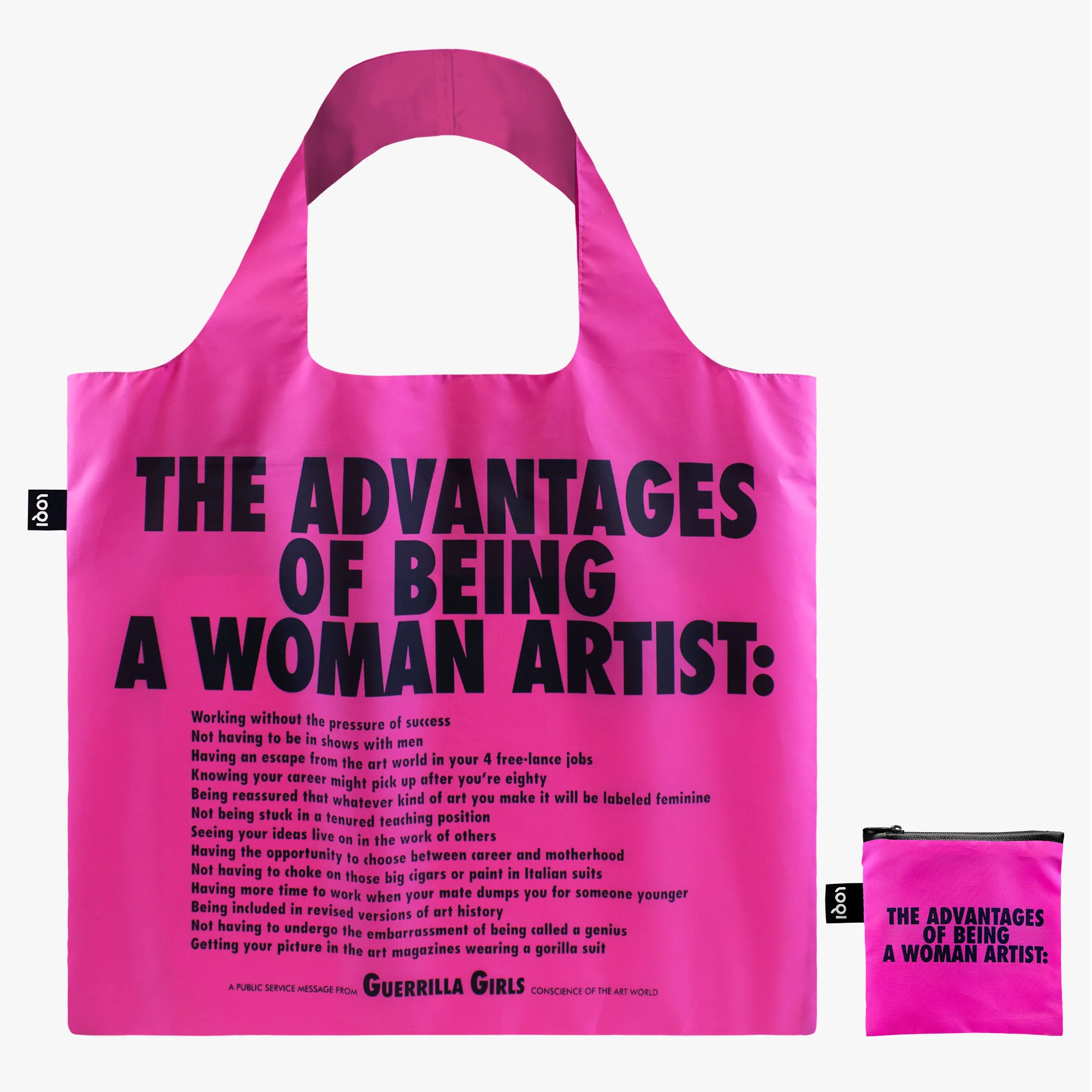 LOQI Τσάντα Recycled | Guerrilla Girls - The Advantages Of Being a Woman