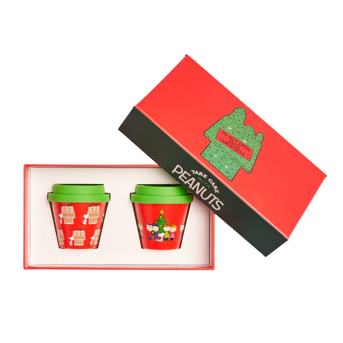 Σετ Κούπες Εσπρέσσο - Snoopy Natale (2 x 90ml)