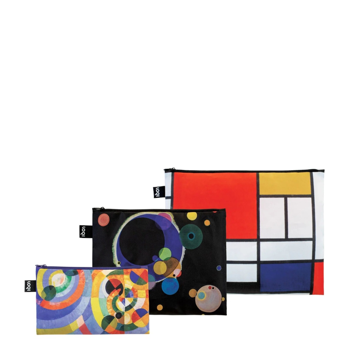 LOQI LOQI Σετ Τσαντάκια Recycled | Delaunay, Kandisky, Mondrian