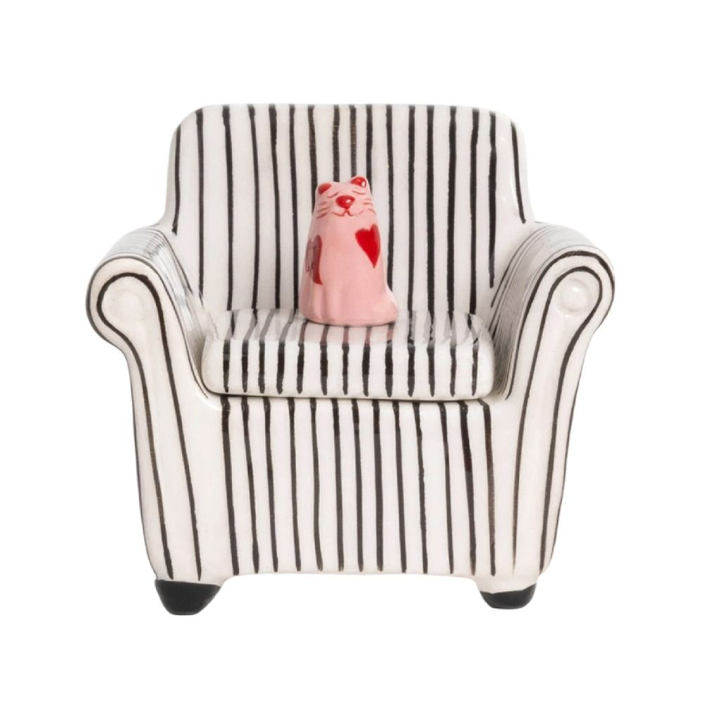 Κοσμηματοθήκη Γάτα Striped Sofa
