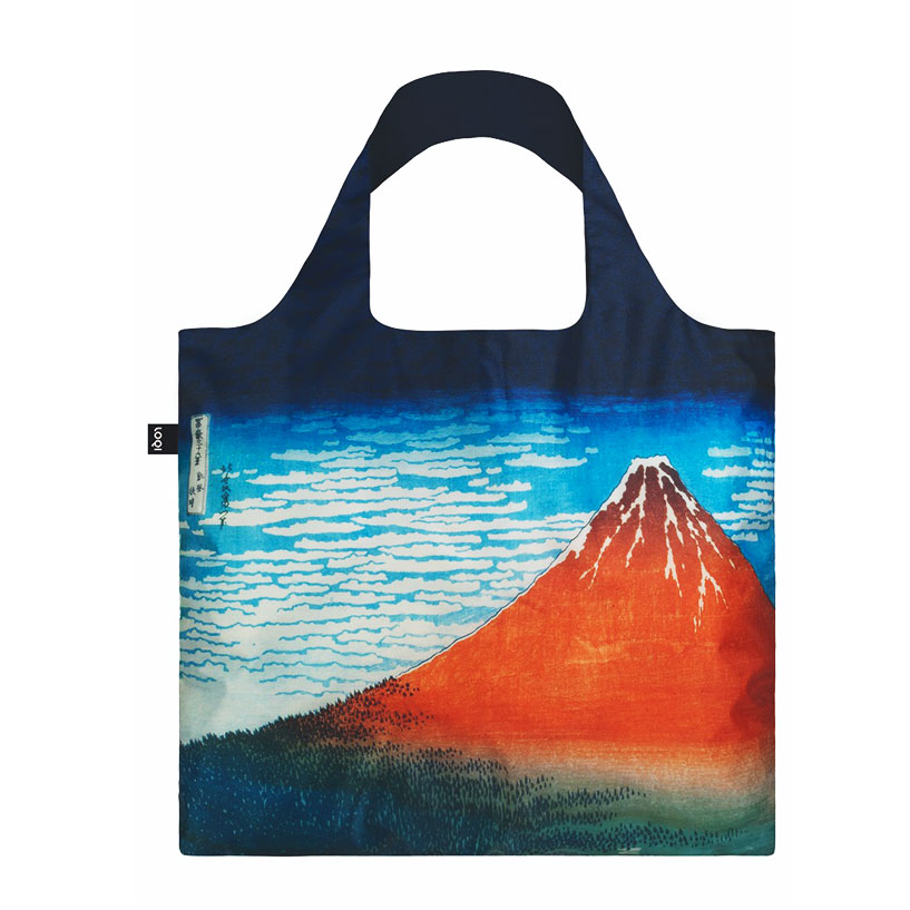 LOQI Τσάντα | Hokusai - Red Fuji, Mountains in Clear Weather Bag