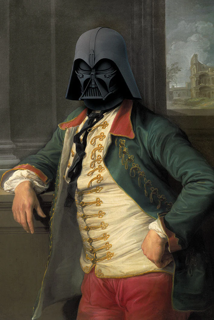 Αφίσα PORTRAITS - Dark Vador - 30 x 40 cm