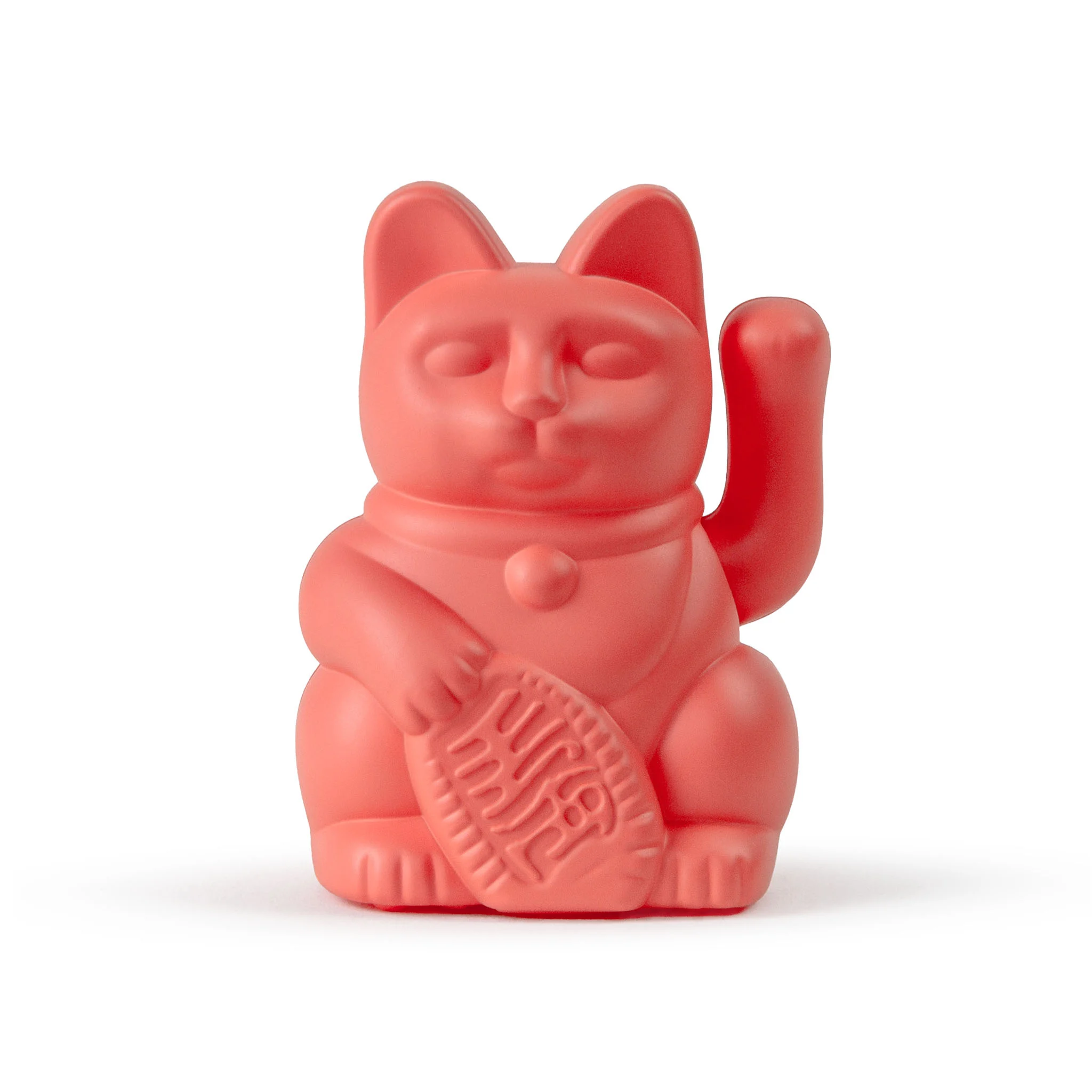 Lucky Cat / Solar / Waving cat / Neon Orange