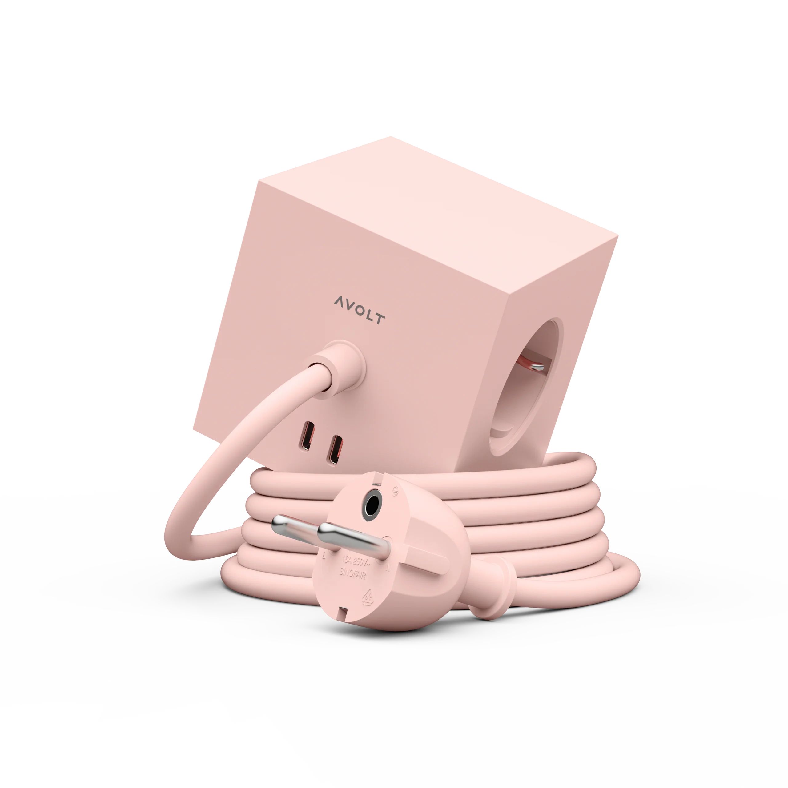 Square 1 Power Extender με Διπλή θύρα USB-C και Μαγνητική βάση - New Pink