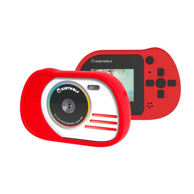 KIDYWOLF Παιδική Φωτογραφική Μηχανή KIDYCAM - Κόκκινο