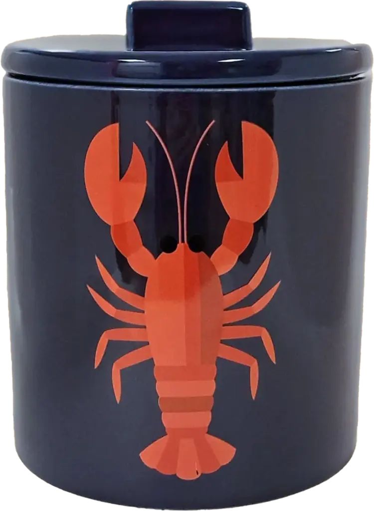 Sealife Lobster Μεγάλο Πορσελάνινο Δοχείο Αποθήκευσης