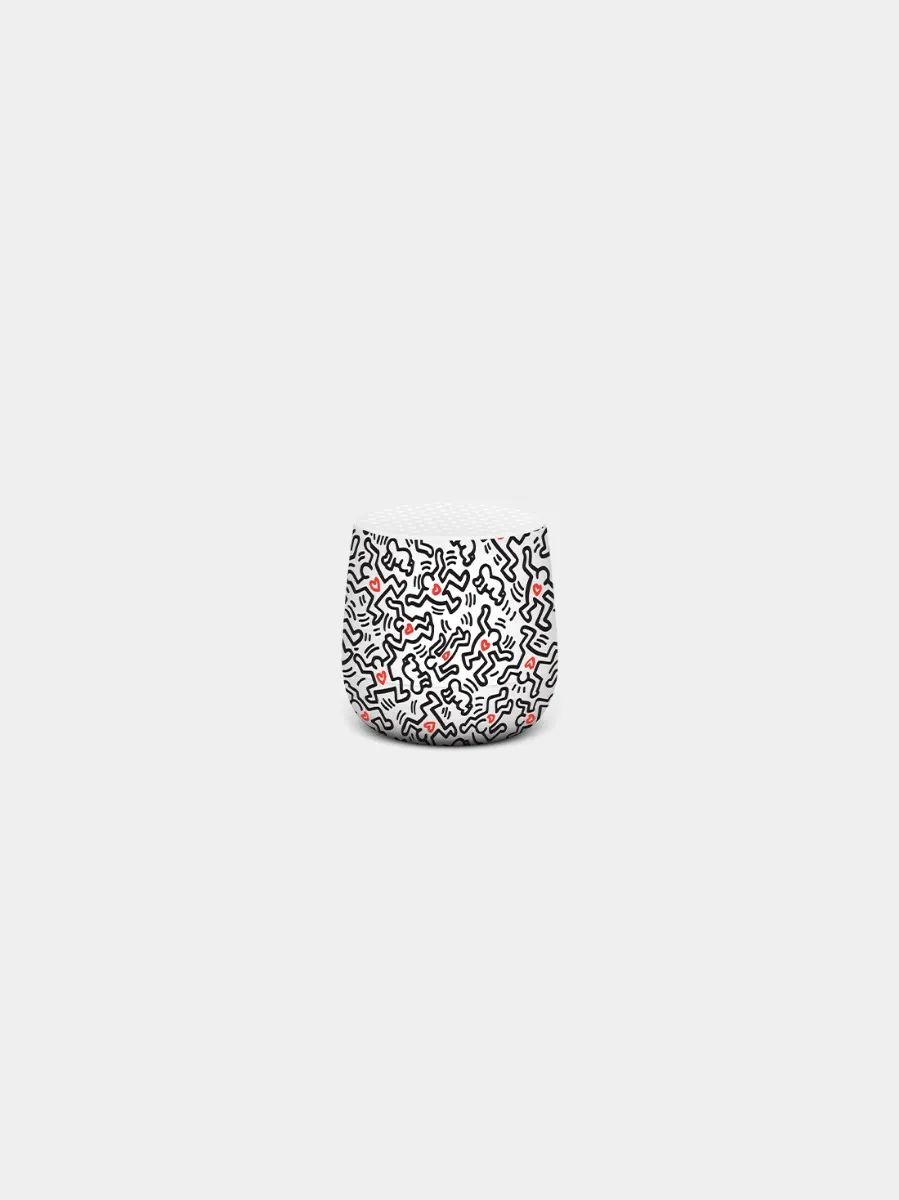 Wireless Speaker, MINO+ - LEXON® X Keith Haring - Love Λευκό