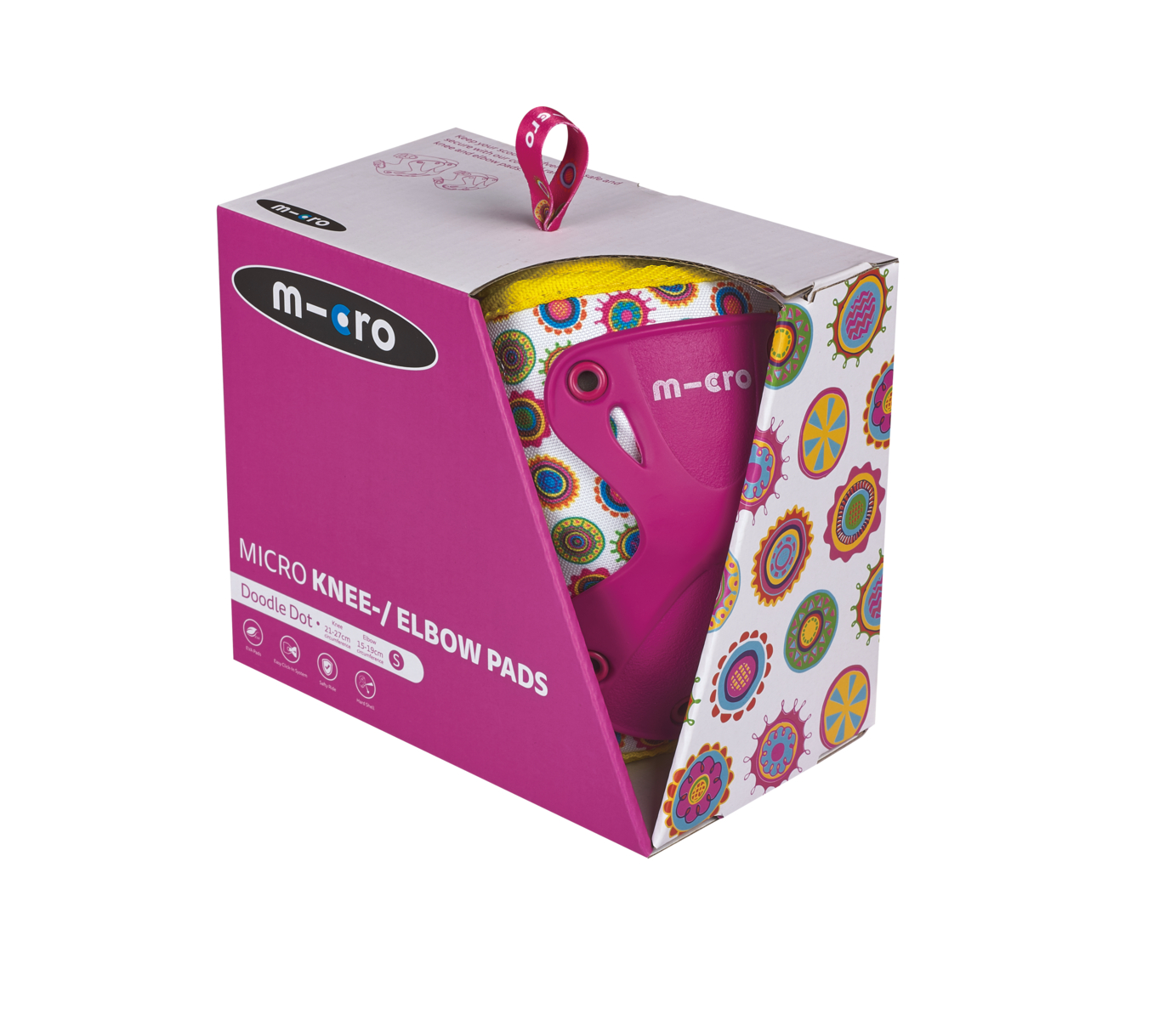 micro Micro Knee and Elbow Pads Doodle Dot S (Box)