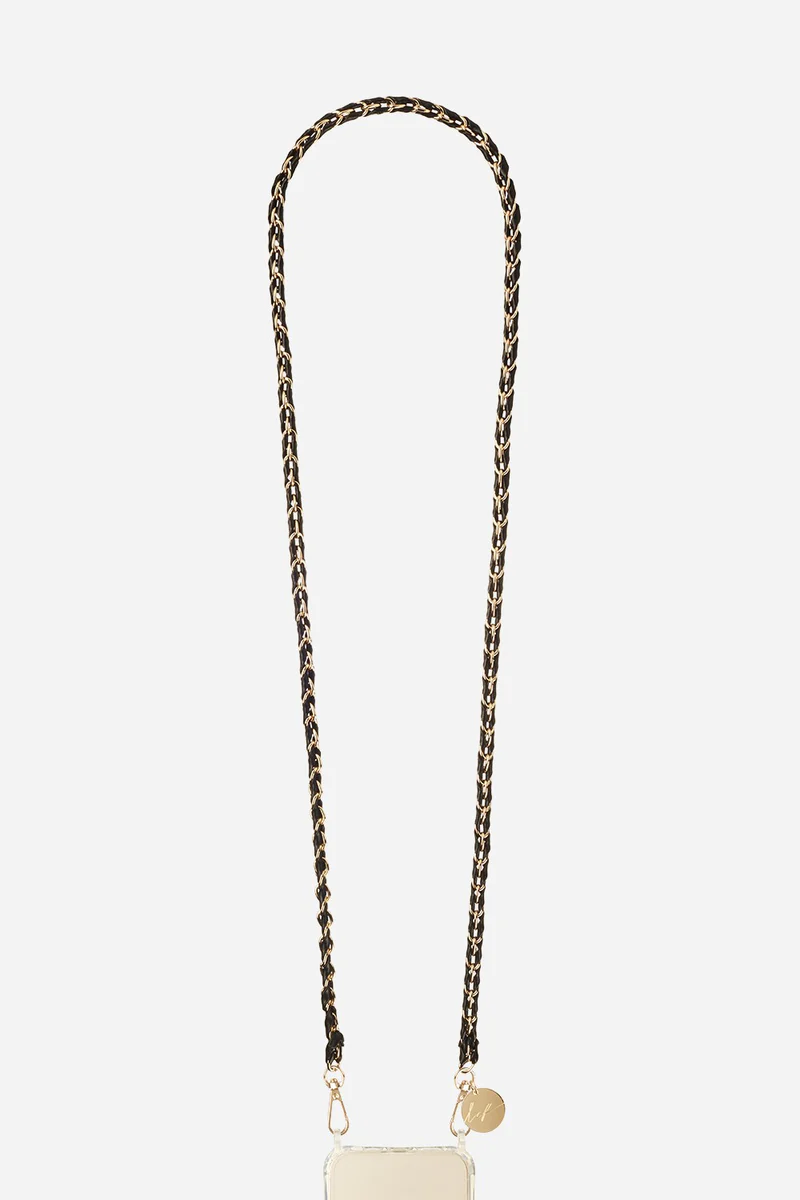 Lou Μακρύ Λουρί Κινητού - Μαύρο 120 cm