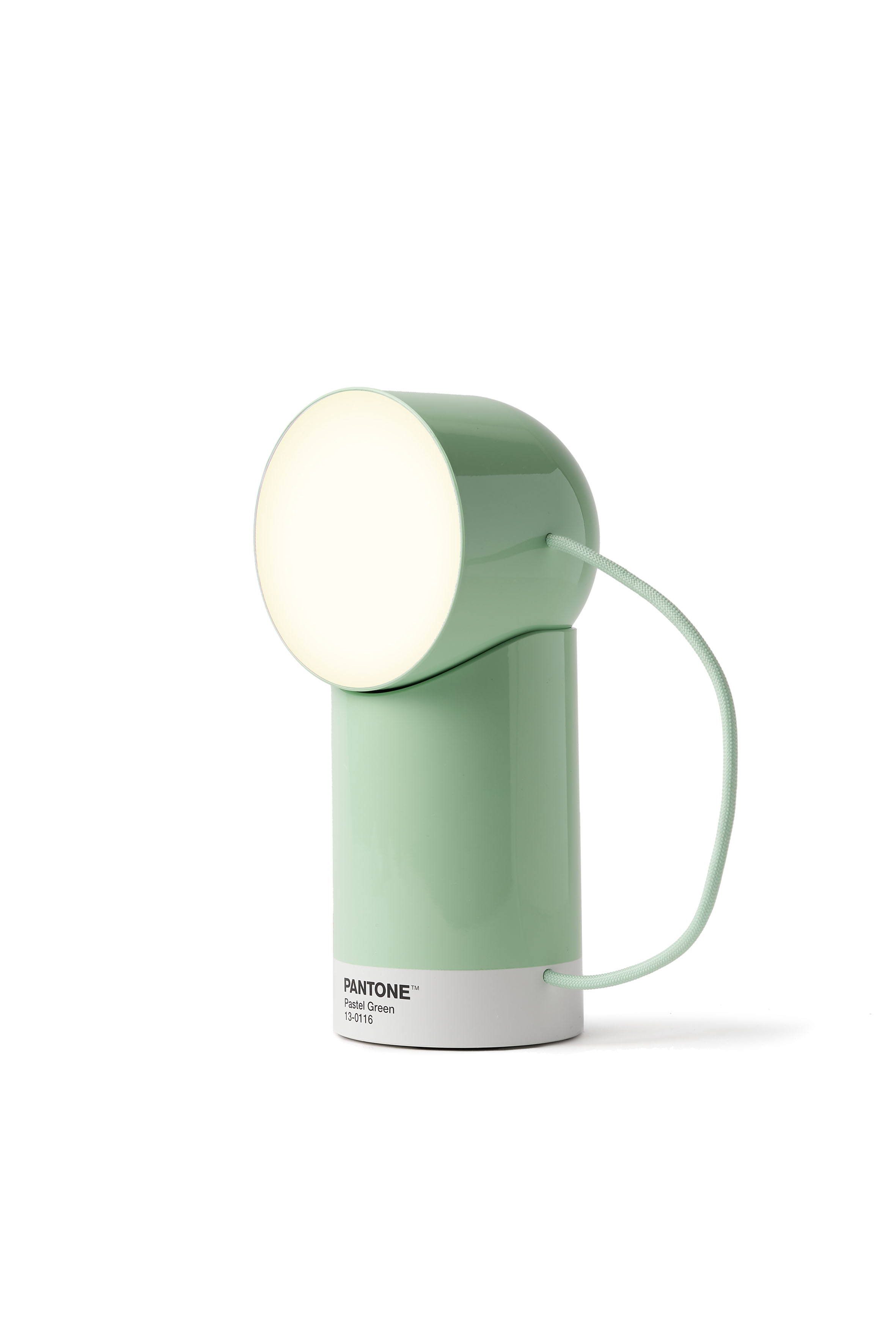 Lexon x Pantone | Φορητό φωτιστικό LED με κινούμενη κεφαλή - Pastel Green