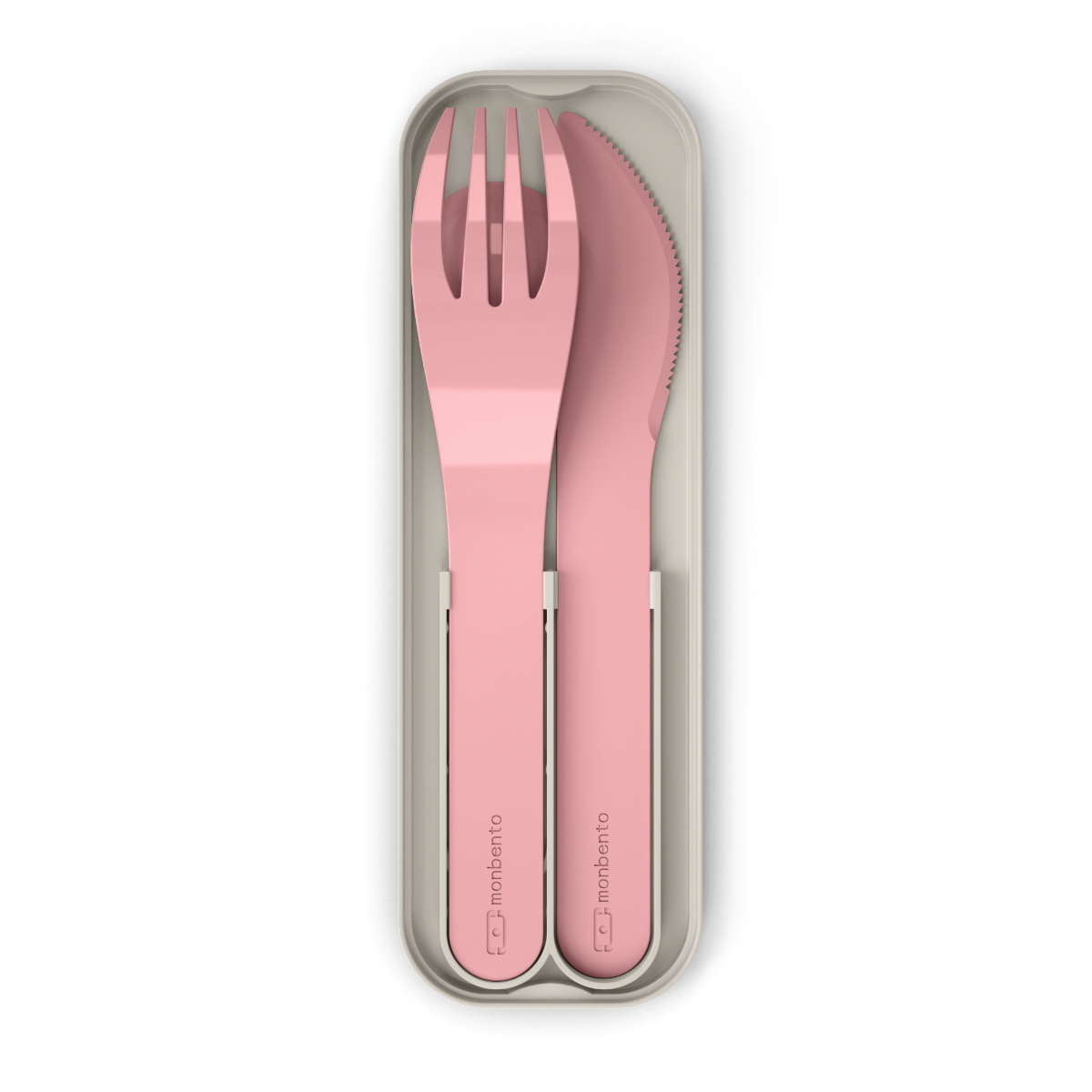 monbento Σετ μαχαιροπήρουνα MB Pocket Color - Pink Blush