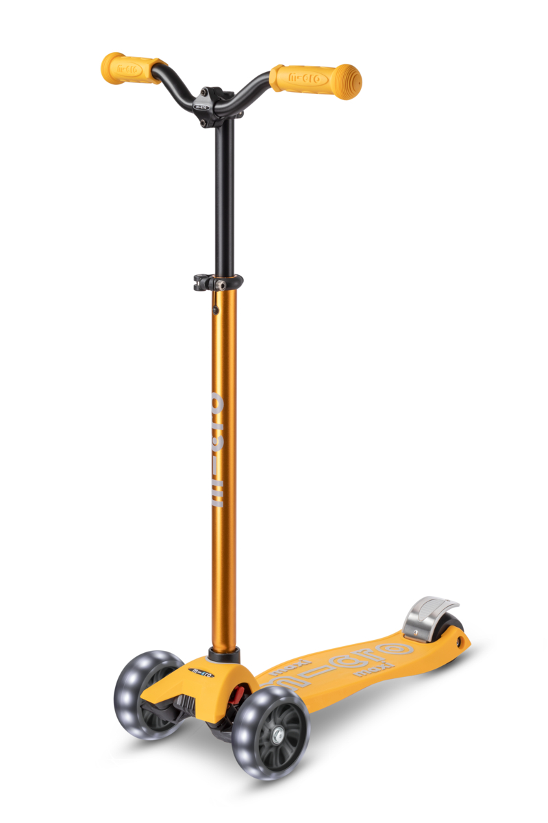 Πατίνι Maxi Micro Deluxe Pro LED - Sunburst Yellow