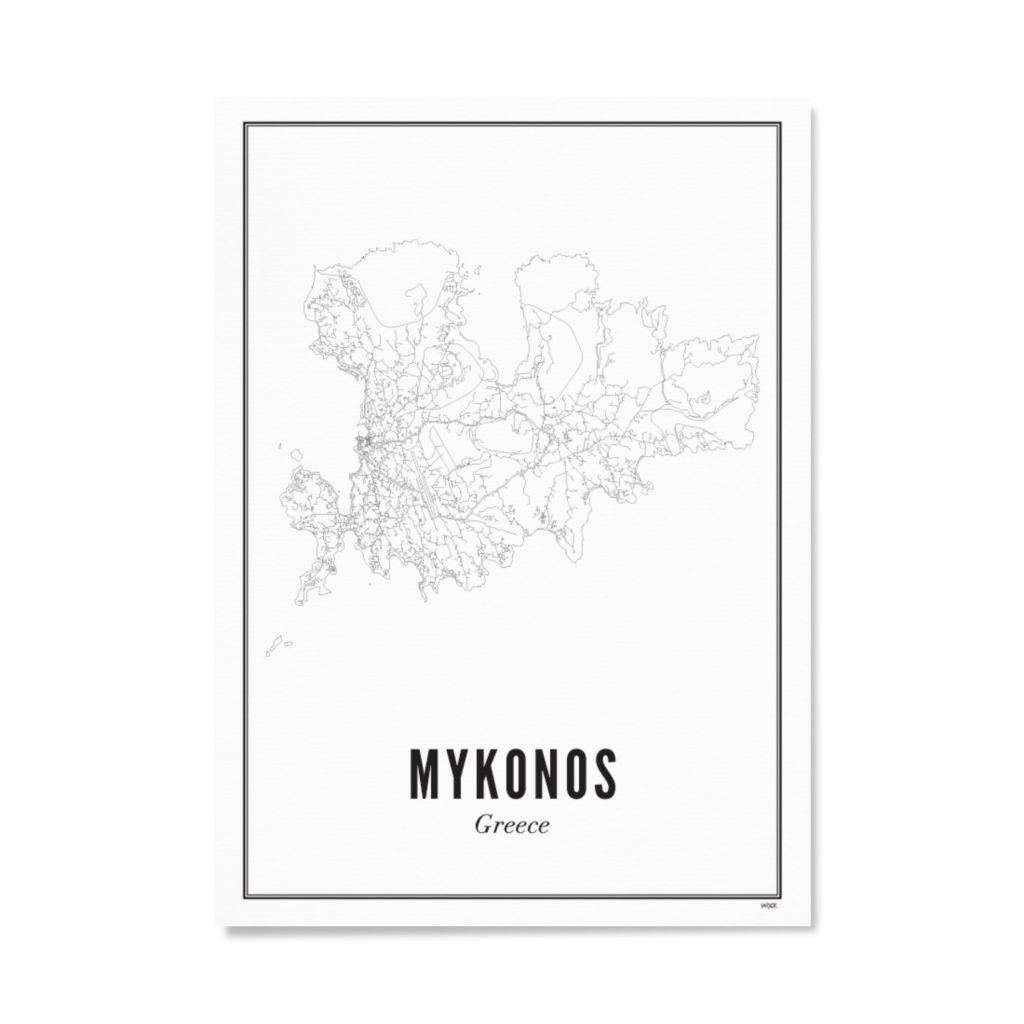 Αφίσα Μύκονος - A3 (30 x 40cm)
