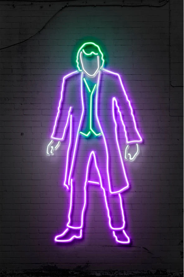Αφίσα NEON ART - Joker - 30 x 40 cm