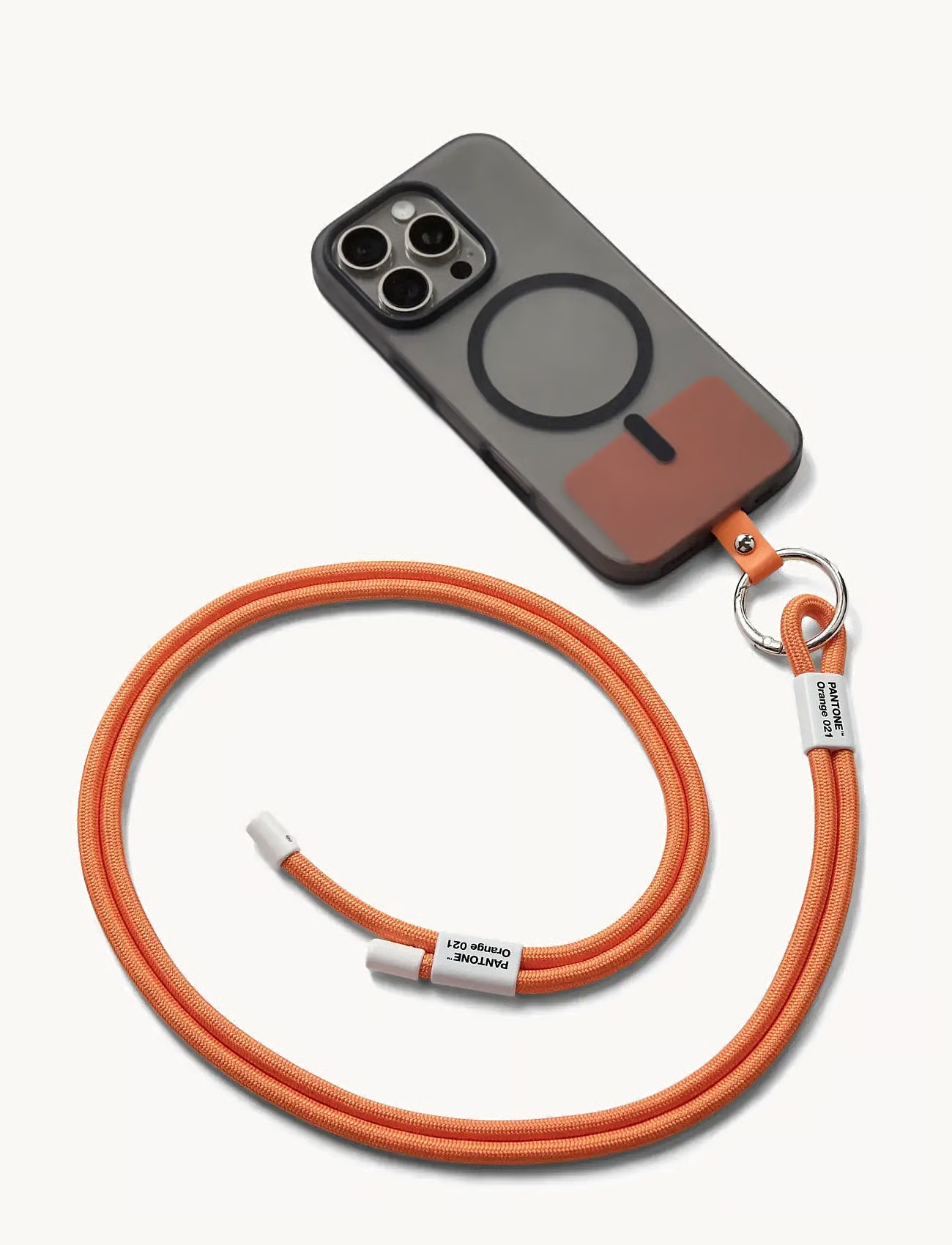 Adjustable phone strap – Orange 021 C