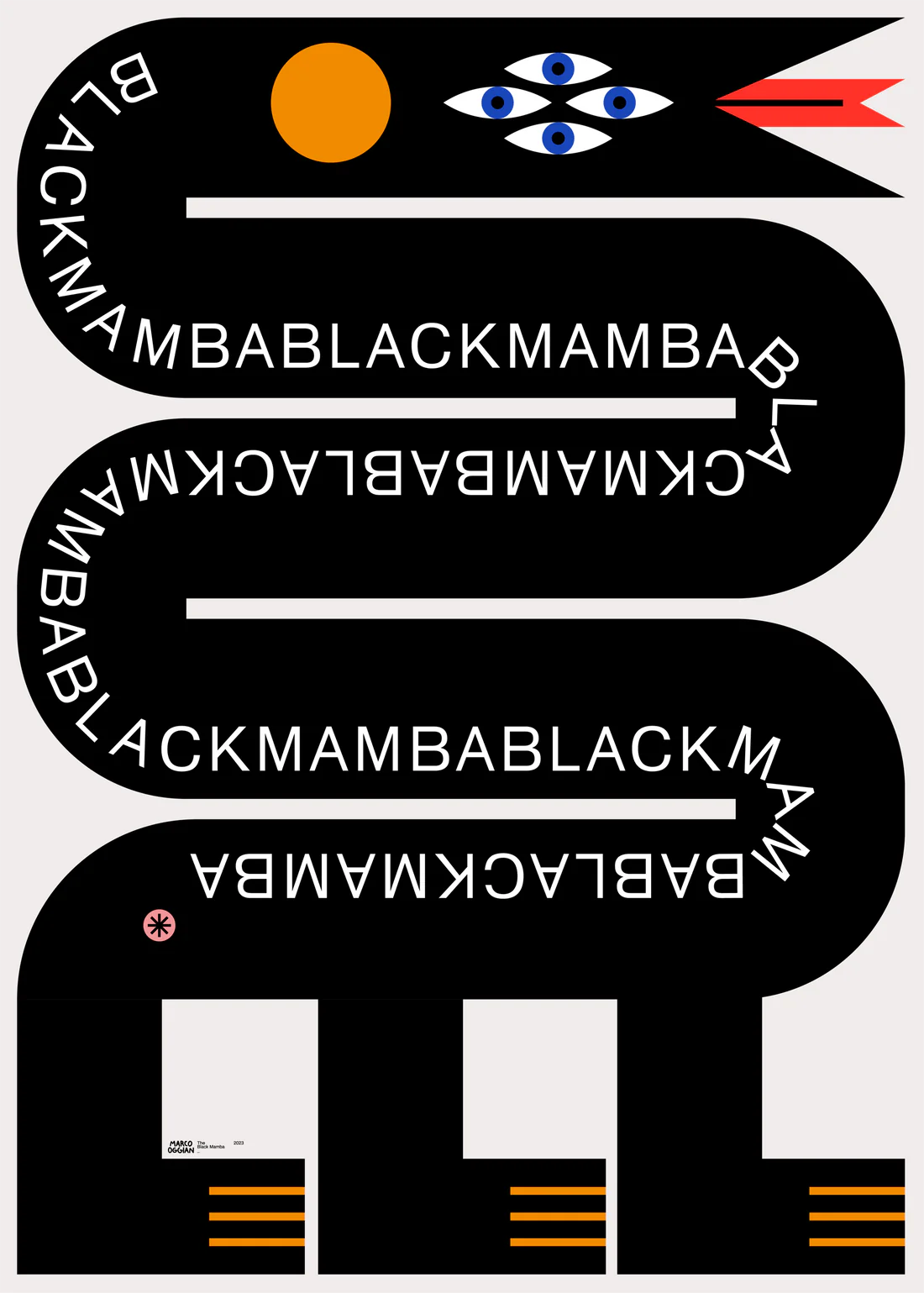 Αφίσα Black Mamba (50x70)