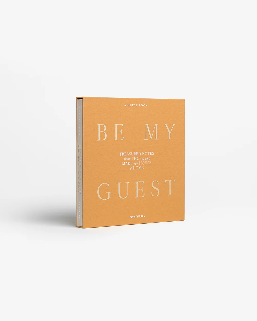 Guest Book - Beige/Yellow
