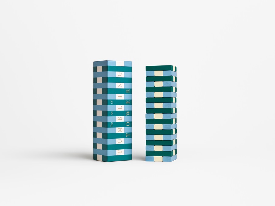 Play - Tumbling Towers, Green/Blue