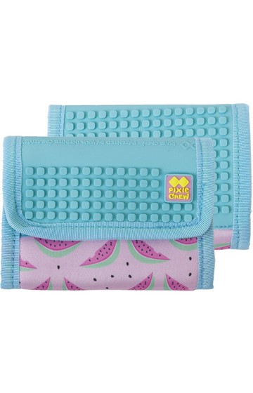 PXA-10-11 Pixie Crew Wallet Printed Watermelons/Turqoise