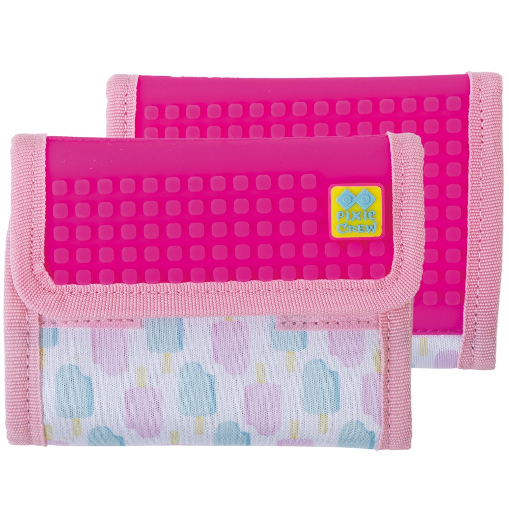 PXA-10-12 wallet ice cream/neon pink