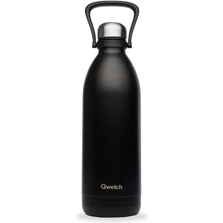 Insulated bottle TITAN - Matt - Black - 2L Qwetch
