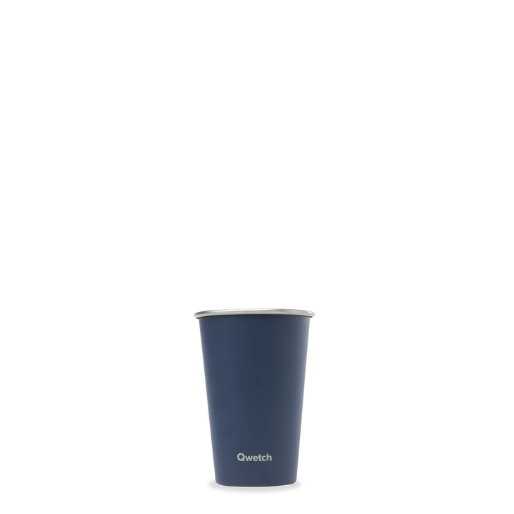 Ποτήρι INOX 0,47L Qwetch ONE Granite - Μπλε Σκούρο