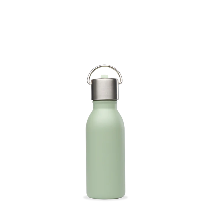 Θερμός INOX 0,35L Qwetch Kids Matt - Πράσινο Λάιμ