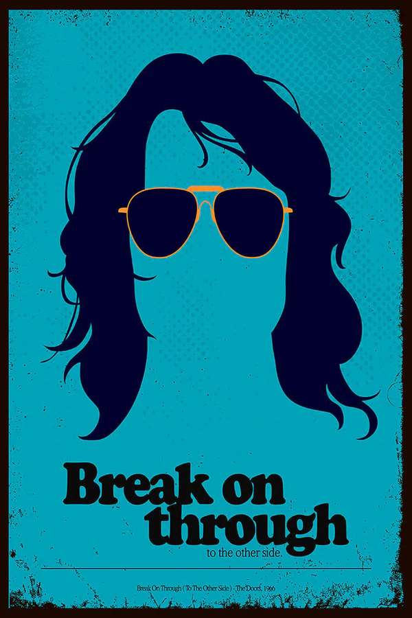 Fine Art Print Αφίσα Jim Morrison by Rafael Barletta 30x40cm