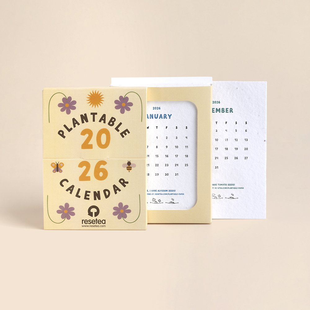 Plantable calendar 2026