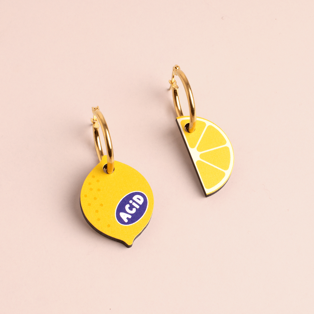 Σκουλαρίκια Lemon