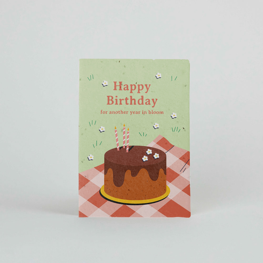 Plantable Postcard – Happy birthday