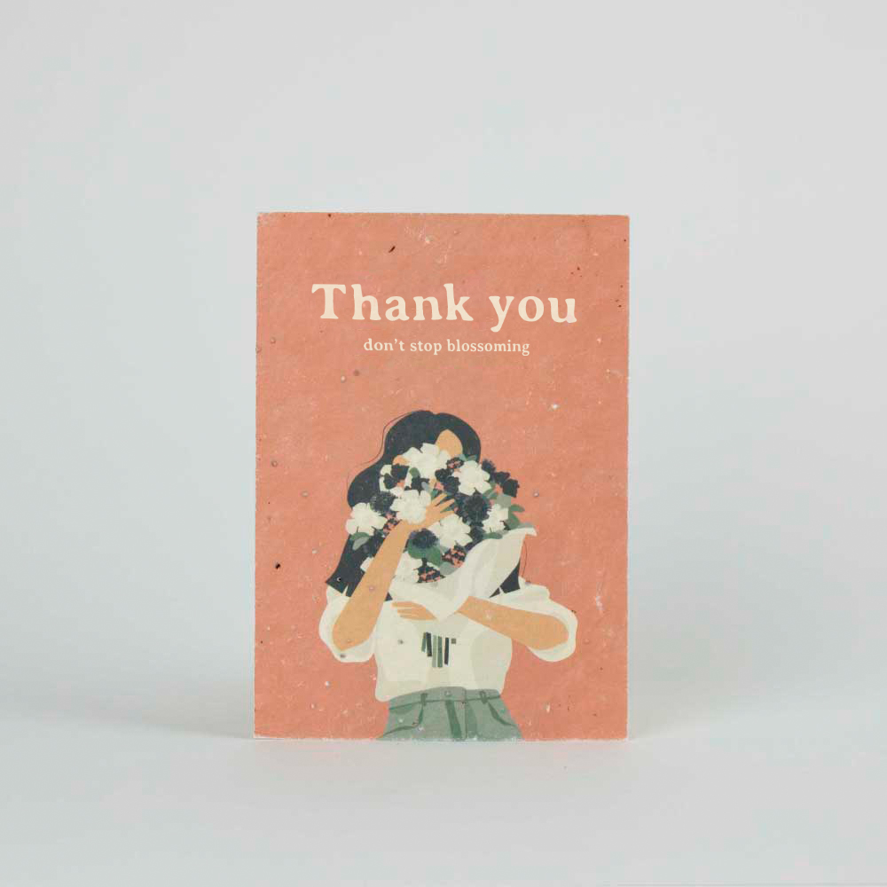 Plantable Postcard – Thank you