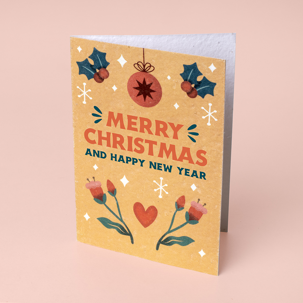 Plantable Christmas card