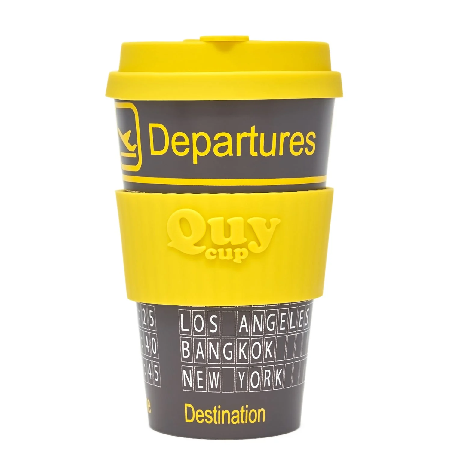 Travel Cup With Silicone Lid - Departures 400 ml