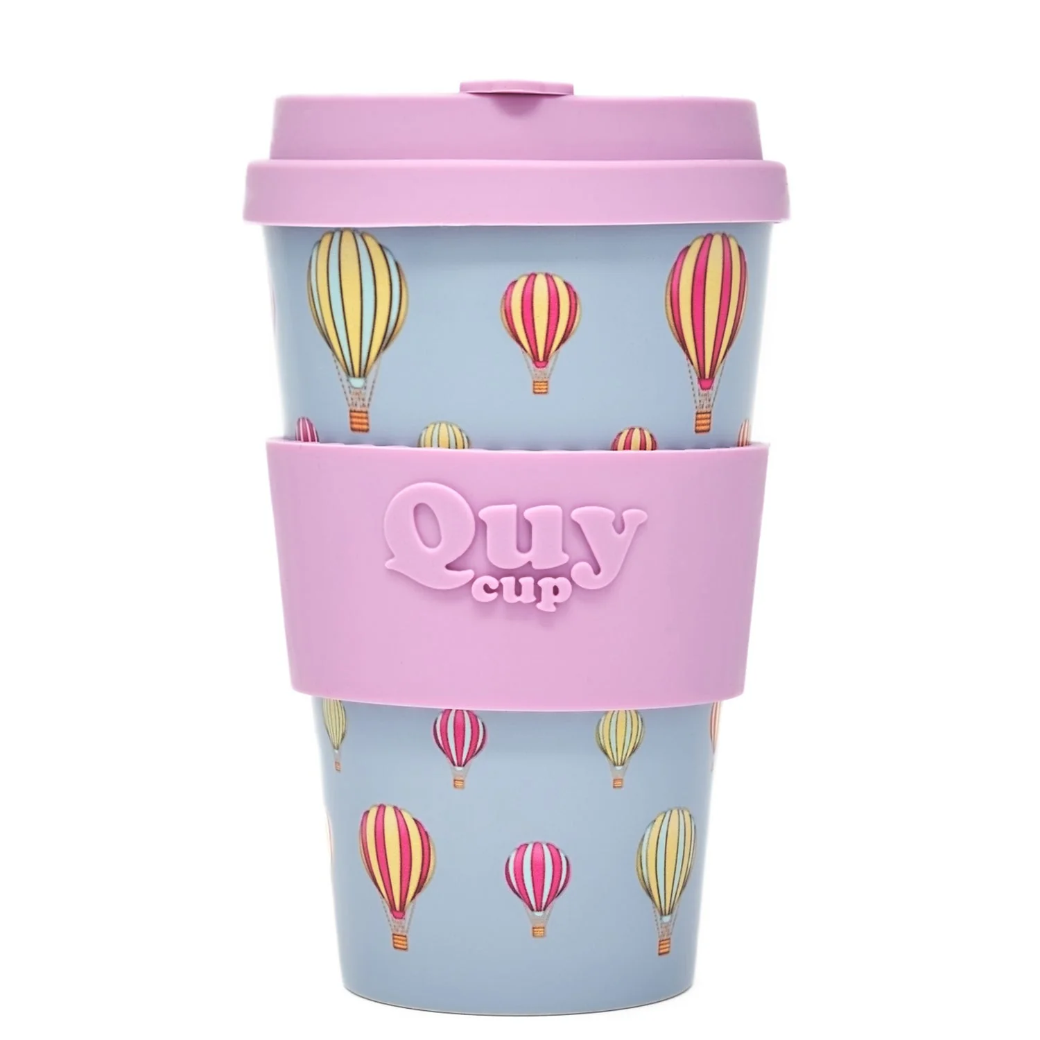 Travel Cup With Silicone Lid - Balloon 400 ml