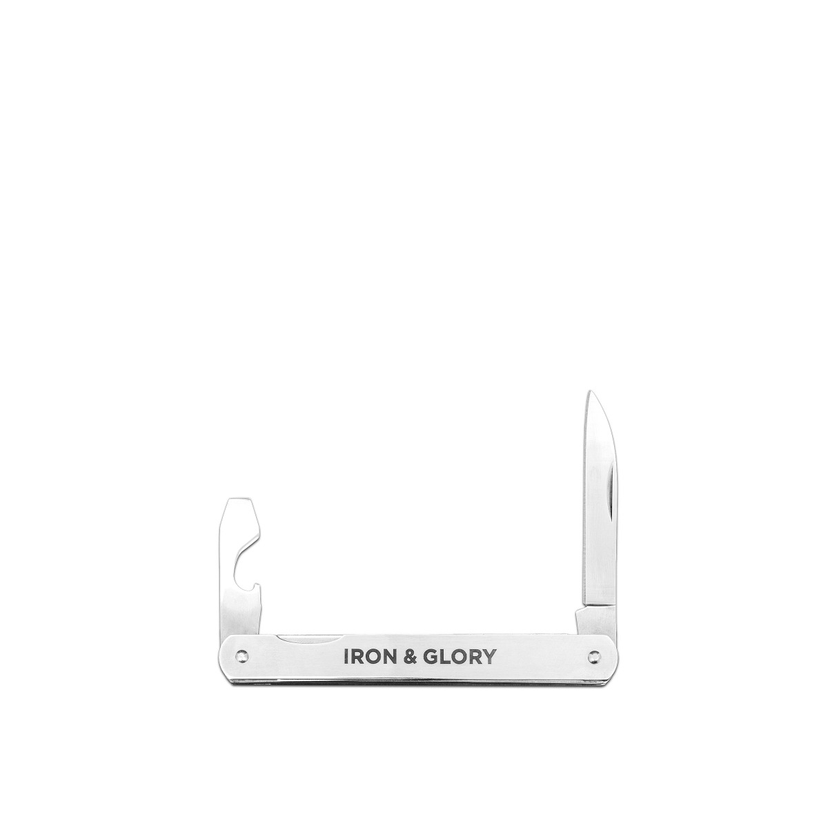 Πτυσσόμενο Πολυεργαλείο Τσέπης Iron & Glory - Ασημί